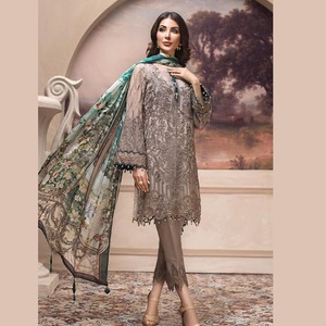 Vestido paquistaní 4 Traje de seda étnico Venta caliente Diseñador Recto Salwar Kameez Vestido de Pakistán e India por WS INTERNATIONAL - Product Image 4