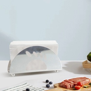 Servilletero moderno para bar, diseño curvo, patas estables, dispensación fácil, tamaño compacto, aspecto elegante para bares, cafeterías y restaurantes - Product Image 4