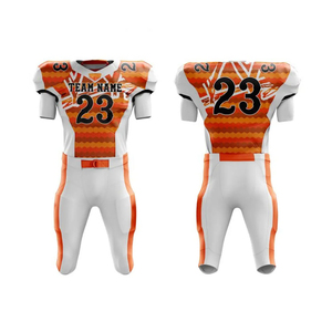 Nouveauté Uniforme de football américain unisexe - Séchage rapide Respirant Manches courtes Tailles personnalisables Haute qualité Vente en gros pour adultes - Product Image 4