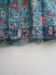 Vestido Largo Talla Grande con Estampado Floral, Detalle de Botones, Algodón Ecológico Natural ODM para Mujer - Product Image 4