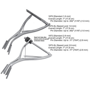 Écarteurs calcanéens Weinraub, rétracteur orthopédique, instruments chirurgicaux pour pied et cheville, acier inoxydable, manuel - Product Image 5