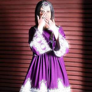 Robe kuchi vintage ethnique tribal, robe de soirée traditionnelle afghane/pakistanaise Kuchi Kochi 3042 - Product Image 6