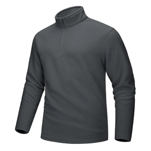 Sweatshirts en polaire à col roulé pour hommes, sweat-shirt décontracté et chaud, sweat-shirt de sport pour la course à pied - Product Image 1