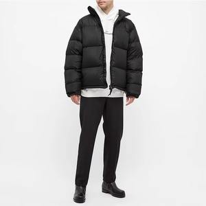 Vente chaude Premium noir doudoune pour hommes hiver chaud matelassé vers le bas manteau avec capuche en gros de haute qualité - Product Image 2
