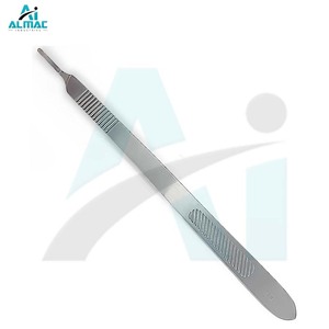 Instrumento quirúrgico con mango de bisturí de acero inoxidable Premium ALMAC para uso médico herramienta confiable y duradera para procedimientos clínicos - Product Image 4