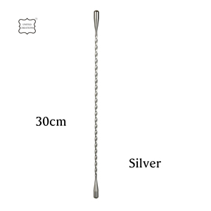 Juego de cucharas y palos de barra de acero inoxidable con logotipo personalizado, herramientas de camarero de metal para cócteles o juego de artículos de bar para uso doméstico - Product Image 3