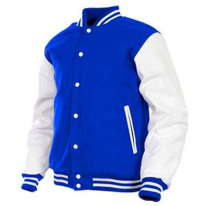Wholesale Custom Varsity <b>Jacket</b> <b>Men</b> Women Wool Baseball Letterman <b>Jacket</b> Blank Unisex <b>Jackets</b> Low MOQ - Product Image 1