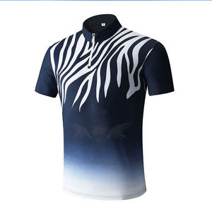 Camiseta de polo deportiva de manga corta de poliéster 100% para hombre al por mayor, camiseta sublimada ecológica con patrón sólido de punto Fab - Product Image 4