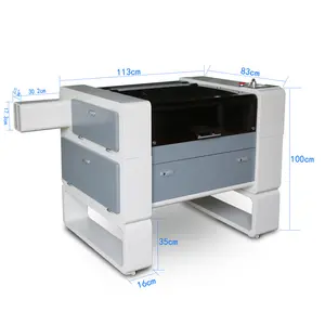 NOVO Split Modelo Econômico CO2 1390 Máquina De Corte De Gravação A Laser