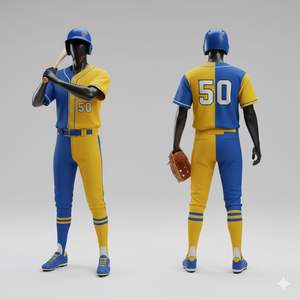 Uniforme de Béisbol Personalizado y Resistente para Entrenamiento, Práctica, Partidos Competitivos y Torneos, Secado Rápido y Transpirable 100% - Product Image 6