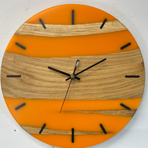 Horloge murale en bois pour la maison, le salon, la chambre à coucher, le bureau Horloge murale élégante artisanat taqi - Product Image 1