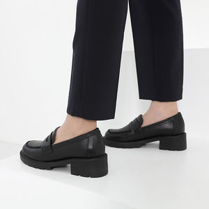 [JSHOE] <b>Women</b> Handmade Genuine Cow Leather Penny Loafers 4.5cm Low Heel Comfort Casual Walking <b>Shoes</b> - Product Image 5