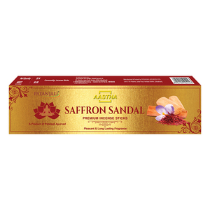 Sandal-20N safran Aastha Prem Agarbatti de Patanjali - Product Image 1