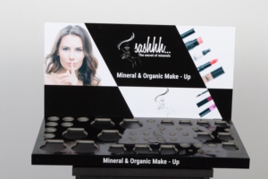 Sàn <span class=keywords><strong>Acrylic</strong></span> mỹ phẩm hiển thị đứng cửa hàng hiển thị giá Nước hoa lông mi Lash Son môi trang điểm giấy các tông hiển thị giá - Product Image 5