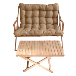 Sillas Aptas para Hoteles o Villas con Concepto de Exterior, Hechas de Madera de Teca Sólida con Espuma Gruesa, Cómodas y Duraderas - Product Image 3