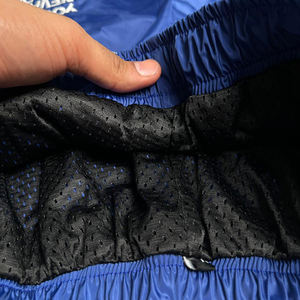 Vente chaude hommes Nylon coupe-vent Double couche été Shorts imperméable de haute qualité broderie personnalisée cordon personnalisé court - Product Image 6