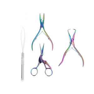 Pinzas para Extensiones de Cabello LENDIZER SURGICAL de Acero Inoxidable de Alta Calidad, Reutilizables y Personalizables, MOQ Bajo, Precio Razonable, Última Tendencia - Product Image 3