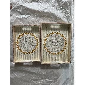 Plateau de service en nacre de haute qualité avec incrustations, modèle MOP Thanhcongcraft, idéal pour la décoration intérieure - Product Image 4