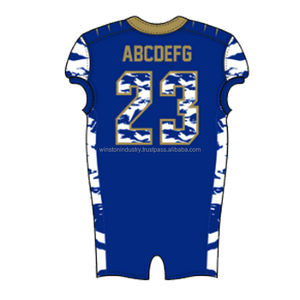 Uniforme de fútbol americano personalizado de Calidad única al por mayor, sublimación de secado rápido, uniforme de fútbol americano de nuevo estilo - Product Image 2