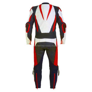 Combinaisons de moto en cuir respirant de qualité supérieure, prix de gros du fabricant professionnel, options personnalisées pour les grandes tailles. - Product Image 6