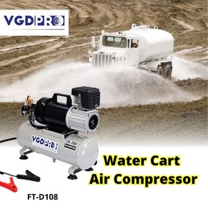 Compresseur d'air Portable professionnel, pompe à Air, 25 V 24V, haute efficacité, résistant aux intempéries, à longue autonomie, sans huile, avec réservoir de 8 litres - Product Image 6