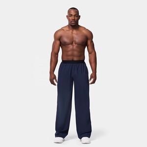 Pantalon de survêtement décontracté pour homme, taille mi-haute, ample, élastique, séchage rapide, respirant, léger, personnalisable, idéal pour la course et le fitness en hiver - Product Image 2