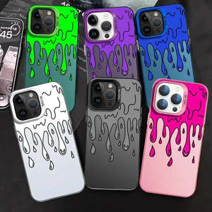 Coques arrière en TPU à motif graffiti pour iPhone 6/6 Plus 7/8 Plus 14 Plus - Étuis de téléphone portable électroplaqués dissipant la chaleur - Product Image 2
