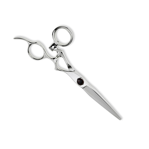 Vente en gros de ciseaux de coiffure pour salon de coiffure lame tranchante en acier inoxydable avec anneau réglable et vis fantaisie - Product Image 4