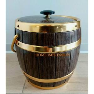 Ice Cooler <b>Bucket</b> for <b>Bucket</b> Stainless Steel Polished Hammered Large Wine <b>Bucket</b> Portable <b>Beer</b> Chiller Eco-Friendly Bar - Product Image 4