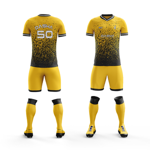 เสื้อฟุตบอลของผู้ชายแบบสั่งทำแห้งเร็ว2024ชุดเล่นฟุตบอลของผู้ชายชุดเล่นฟุตบอลออกแบบได้ตามต้องการดีไซน์ใหม่ - Product Image 3