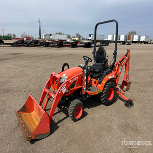 รถตักล้อยาง Kubota BX23S รุ่นปี 2023 รับน้ำหนักได้ 300 ตัน ปั๊มไฮดรอลิก KYB ชิ้นส่วนแกนลูกปืนหลัก ชั่วโมงการทำงานต่ำ - Product Image 1