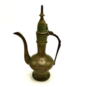 Fabricante de Metal de latón árabe Aftaba, cafetera india de Metal con hermoso Color negro, venta al por mayor - Product Image 6