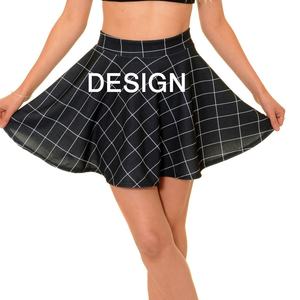 Nueva llegada 100% poliéster exportable casual elegante diseño único botón frontal señoras tamaño grande Falda vaquera larga fábrica directa - Product Image 4