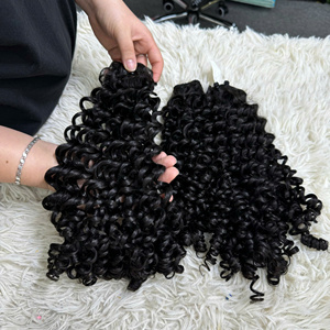 Le génie invisible du Vietnam pour femmes Sexy Straight Deep Curly Wave Styles Machine Double Weft Remy Human Chemical Processing Aucun - Product Image 1