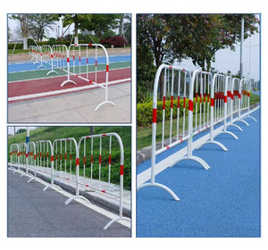 Barrières de contrôle de foule en acier galvanisé de haute qualité, style français, pour vélos, barricades temporaires pour festivals - Product Image 4