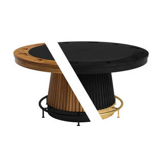 Table de poker RAM Game Room Prohibition Series 60 pouces, parfaite pour les salles de jeux à domicile, les voyages, le divertissement et les rassemblements sociaux, sports d'intérieur - Product Image 1