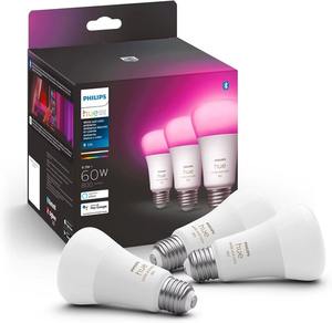 Bombilla LED Inteligente Philips Hue A19, Color Blanco, Ambiente, 60 W, Interior, Homekit, Control Inalámbrico, Iluminación - Product Image 1