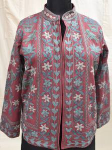 Sweet Style Women's Autumn Winter Eco-Friendly <b>Quilted</b> <b>Jacket</b> Boho Suzani High Quality Cotton Outerwear Woven Floral <b>Patterns</b> - Product Image 4