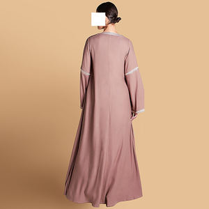 Nueva Abaya Islámica de Alta Calidad para Mujer con Logotipo Personalizado, Material de Poliéster, Largo hasta el Tobillo - Product Image 4