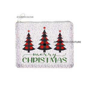 Monederos con cuentas de tema navideño hechos a mano para mujer, accesorios de moda y ropa elegantes disponibles - Product Image 5