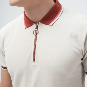 เสื้อยืดโปโลลำลองสำหรับผู้ชายแขนสั้นสั้นเสื้อปากีสถานทำจากผ้าที่ใส่สบายมีไซส์พิเศษ - Product Image 2