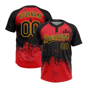 ชุดซอฟต์บอลสำหรับผู้ชายเสื้อซอฟต์บอลพิมพ์ลาย - Product Image 4