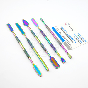 High Quality Multi-color Wax Carving <b>Tools</b> 5 Pcs/Set Stainless Steel Wax Carver <b>Tools</b> Double Ended Sculpting for Cream Blending - Product Image 4