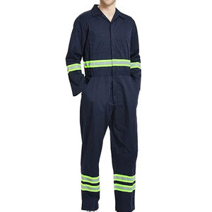 Conjunto de Overol de Trabajo de Algodón Ignífugo con Logotipo Personalizado, Tejido Transpirable y Duradero, Certificado EN, Unisex, Cinta Reflectante - Product Image 6