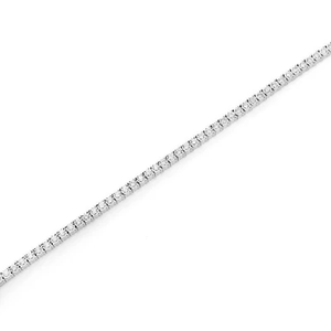 Pulsera de tenis de plata esterlina S925 de alta calidad, joyería de diamantes redondos de moissanita, pulsera de diamantes personalizada de Hip Hop para mujer - Product Image 1