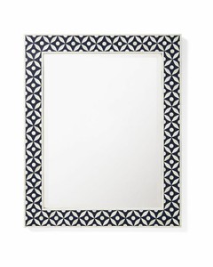 Cadre de miroir en incrustation d'os de style moderne de luxe 2025 fait à la main pour une utilisation décorative murale prix de gros par million d'art - Product Image 1