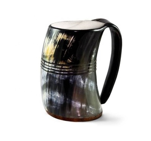 Jarra Vikinga de Cuerno de Búfalo, Ecológica, Hecha a Mano, de Inspiración Medieval, Pulida, Auténtica, para Navidad o Cumpleaños - Product Image 2