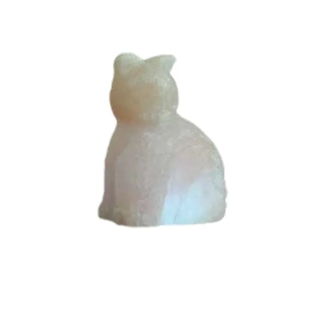 Lampu kucing yang dirancang dengan garam batu alam