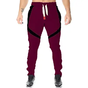 Joggers deportivos de algodón XXL para hombre logotipo personalizado gimnasio sudor entrenamiento pantalones sublimación cantidad estampado Streetwear Casual medio recto - Product Image 1