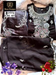 ชุด kurti ผ้าฝ้าย100% สีเขียวอ่อนสำหรับผู้หญิงมาใหม่แฟชั่นแบบดั้งเดิมจำนวนมากสำหรับสวมใส่ในงานปาร์ตี้ - Product Image 5